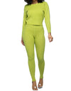 Women Knitted Top and Pants Set - OZARA PROSPERA