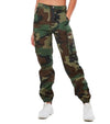 Women Camo Cargo Trousers - OZARA PROSPERA