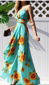 Floral Maxi dress - OZARA PROSPERA