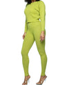 Women Knitted Top and Pants Set - OZARA PROSPERA