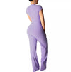 Purple Rose Pants Set - OZARA PROSPERA